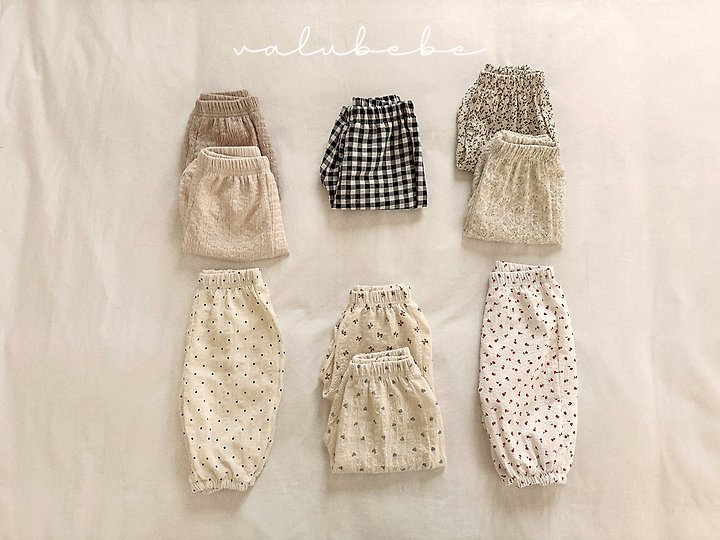 Valu Bebe - Korean Baby Fashion - #babyfashion - Summer Embossed Pants - 6