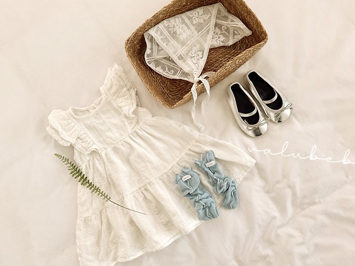 Valu Bebe - Korean Baby Fashion - #babyfashion - Rosy Wing Frill One-piece - 5