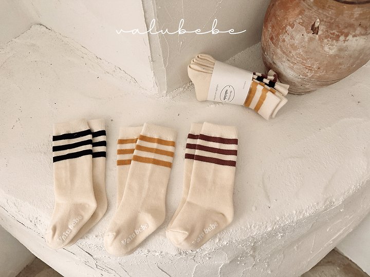 Valu Bebe - Korean Baby Fashion - #babyfashion - Basic Line Socks