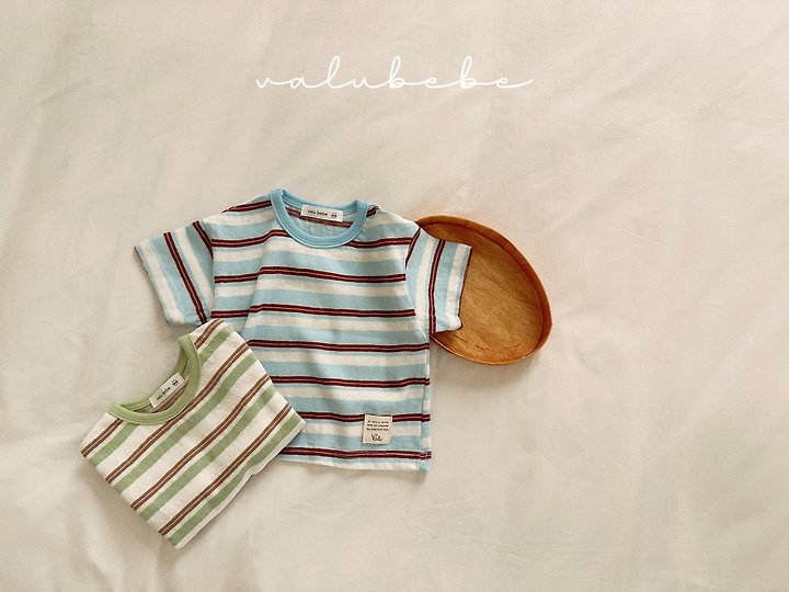 Valu Bebe - Korean Baby Fashion - #babyfashion - Breeze Stripe Tee - 8