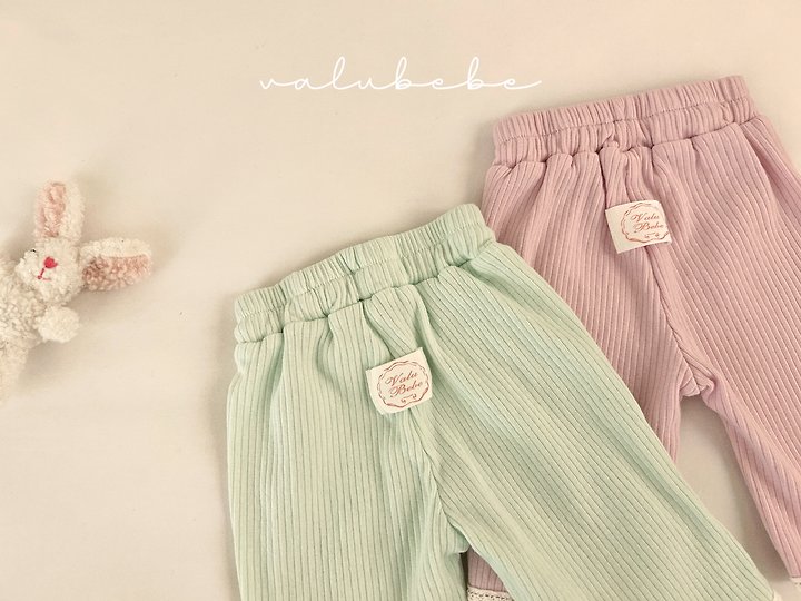 Valu Bebe - Korean Baby Fashion - #babyfashion - Cucumber Lace Bootcut Pants - 12