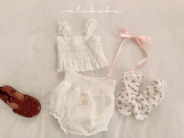 Valu Bebe - Korean Baby Fashion - #babyfever - Floral Ribbon Rolled Socks - 8