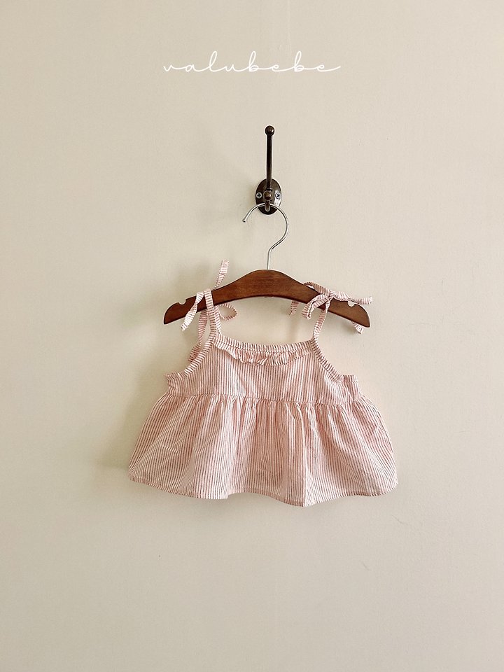Valu Bebe - Korean Baby Fashion - #babyfashion - Elle Stripe Blouse - 4