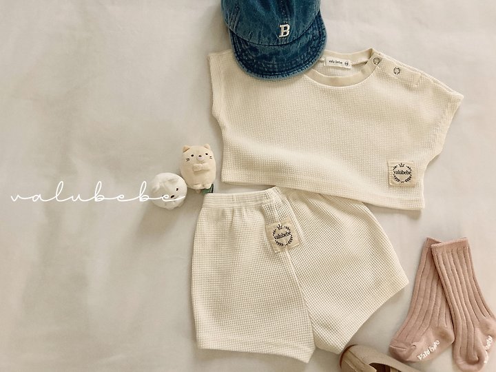 Valu Bebe - Korean Baby Fashion - #babyfever - Crople Waffle Pants - 7