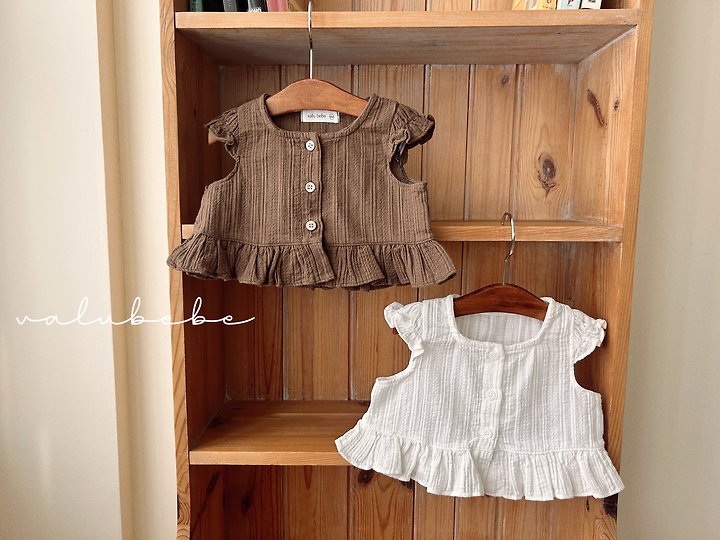 Valu Bebe - Korean Baby Fashion - #babyfever - Puff Square Blouse