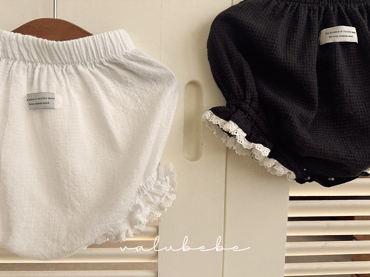 Valu Bebe - Korean Baby Fashion - #babyfever - Embossed Lace Bloomer - 10