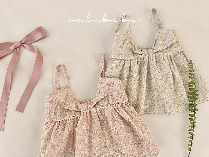 Valu Bebe - Korean Baby Fashion - #babyfashion - Flow Ribbon Tie Blouse - 4