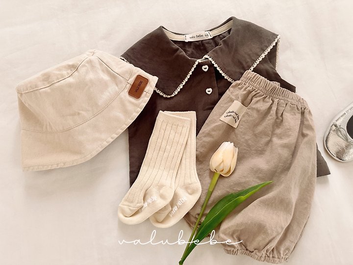 Valu Bebe - Korean Baby Fashion - #babygirlfashion - Big Collar Blouse - 11
