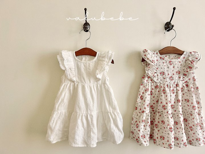 Valu Bebe - Korean Baby Fashion - #babygirlfashion - Rosy Wing Frill One-piece - 7