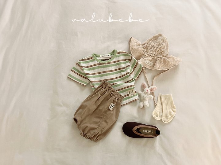 Valu Bebe - Korean Baby Fashion - #babygirlfashion - Breeze Stripe Tee - 10