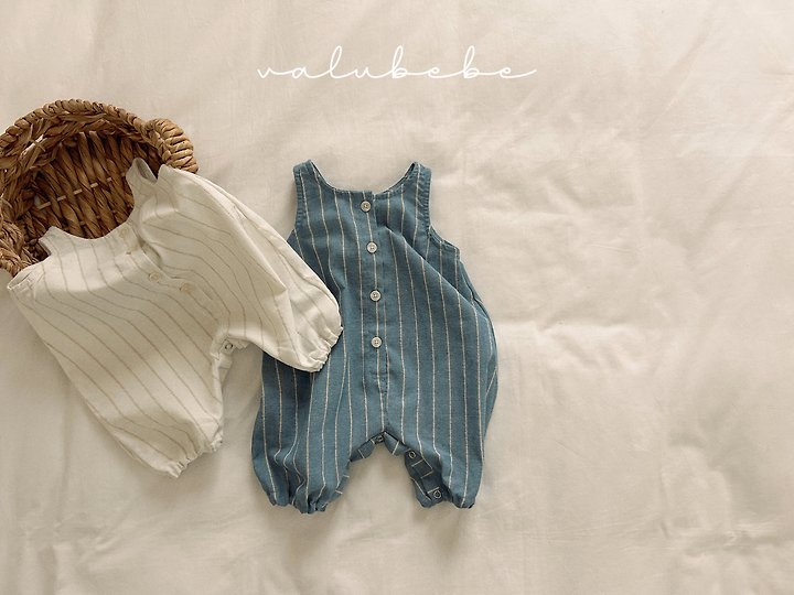 Valu Bebe - Korean Baby Fashion - #babyfever - Papillon Button Suit - 4