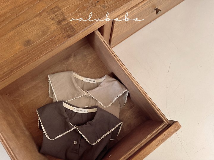 Valu Bebe - Korean Baby Fashion - #babylifestyle - Big Collar Blouse - 12