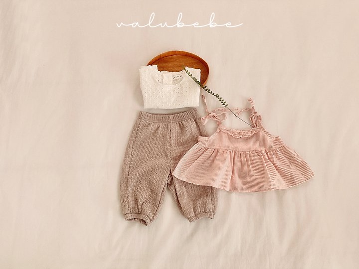 Valu Bebe - Korean Baby Fashion - #babylifestyle - Summer Embossed Pants - 9