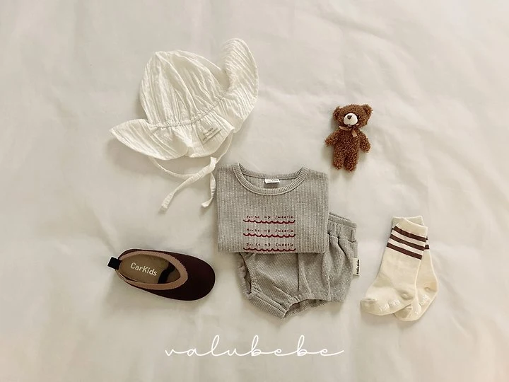 Valu Bebe - Korean Baby Fashion - #babygirlfashion - Mitz Waffle Bloomer - 4