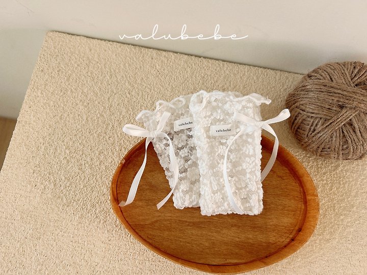 Valu Bebe - Korean Baby Fashion - #babylifestyle - Butterfly Lace Rolled Socks - 12