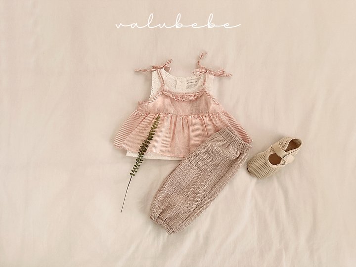 Valu Bebe - Korean Baby Fashion - #babylifestyle - Elle Stripe Blouse - 6