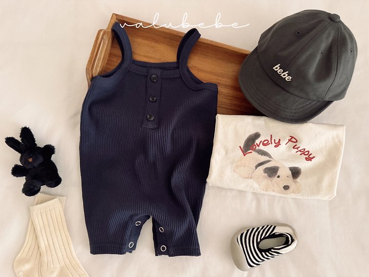 Valu Bebe - Korean Baby Fashion - #babylifestyle - Madeleine Ribbed Suit - 5