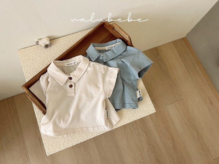 Valu Bebe - Korean Baby Fashion - #babygirlfashion - Tommy Collar Tee - 4