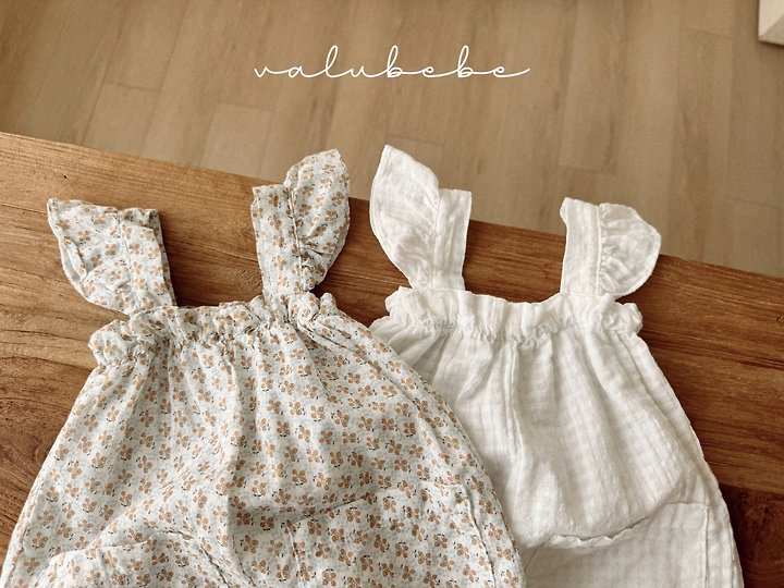 Valu Bebe - Korean Baby Fashion - #babylifestyle - Frill Wing Suspender Suit - 6