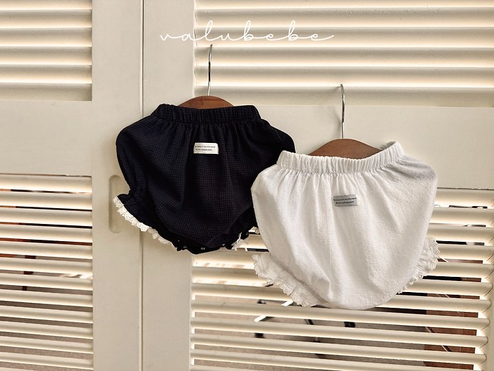 Valu Bebe - Korean Baby Fashion - #babylifestyle - Embossed Lace Bloomer - 12
