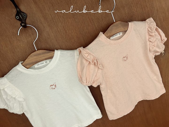Valu Bebe - Korean Baby Fashion - #babygirlfashion - Eco Wing Puff Tee - 4