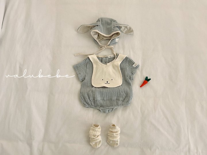 Valu Bebe - Korean Baby Fashion - #babyoninstagram - Rabbit Color Block Bonnet Hat - 3