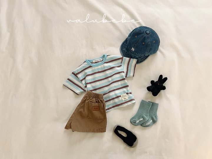 Valu Bebe - Korean Baby Fashion - #babyoninstagram - Breeze Stripe Tee - 12