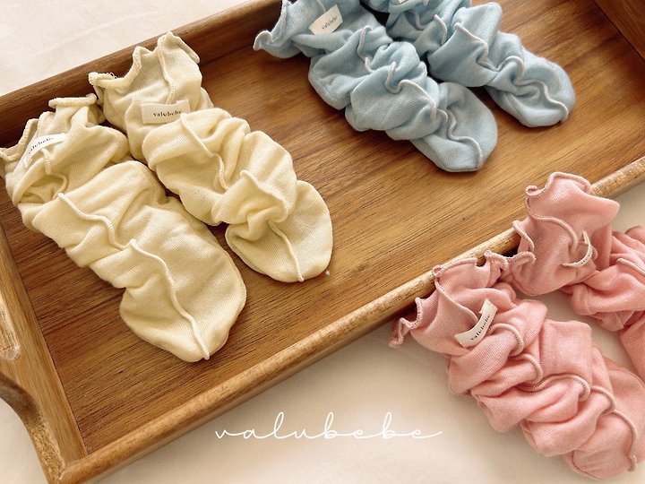 Valu Bebe - Korean Baby Fashion - #babyoninstagram - Net Rolled Socks - 12