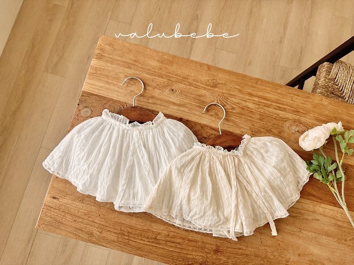 Valu Bebe - Korean Baby Fashion - #babyoninstagram - Lace Skirt Bloomer - 8