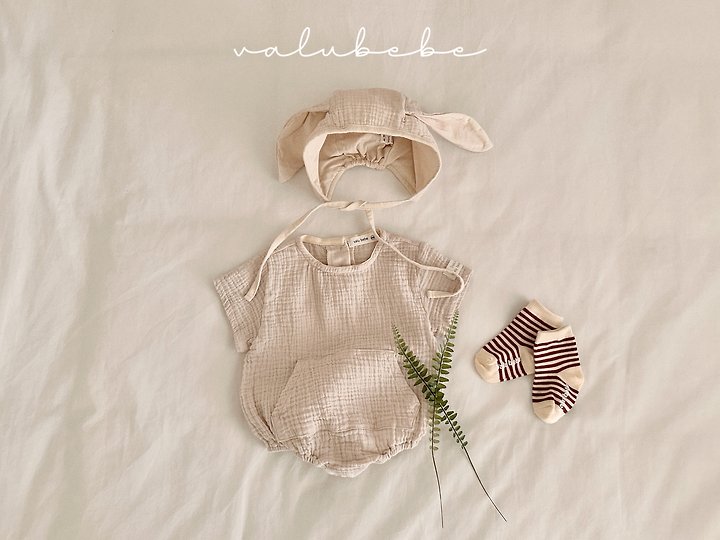 Valu Bebe - Korean Baby Fashion - #babyoninstagram - Rabbit Color Block Bonnet Hat - 4