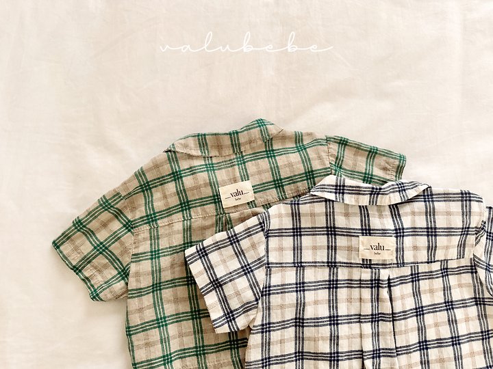 Valu Bebe - Korean Baby Fashion - #babyootd - Cool Jay Check Shirt - 12