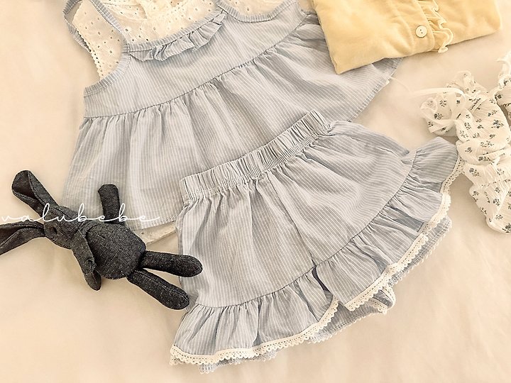 Valu Bebe - Korean Baby Fashion - #babyootd - Elle Frill Pants - 7