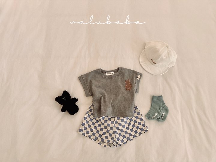Valu Bebe - Korean Baby Fashion - #babyootd - Veluti Roll-Up Tee - 3
