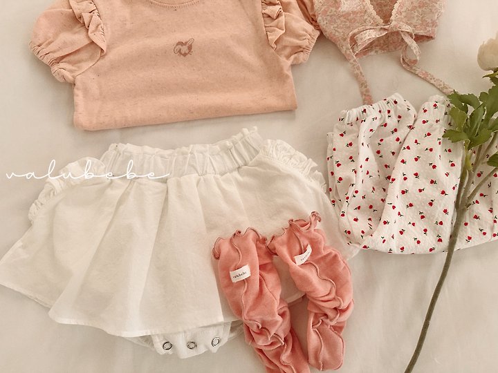 Valu Bebe - Korean Baby Fashion - #babyootd - Shirring Skirt Bloomer - 6