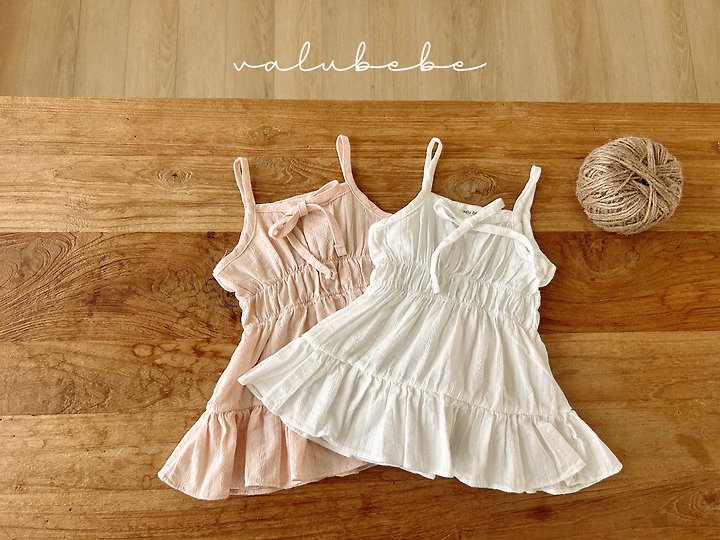 Valu Bebe - Korean Baby Fashion - #babyootd - Shirring Strap One-piece