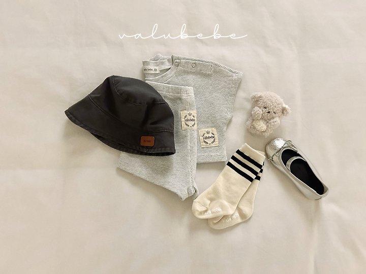Valu Bebe - Korean Baby Fashion - #babyootd - Crople Waffle Pants - 11
