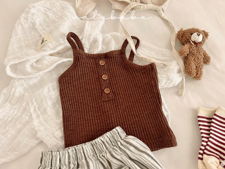 Valu Bebe - Korean Baby Fashion - #babyootd - Placket Button Top Tee - 7