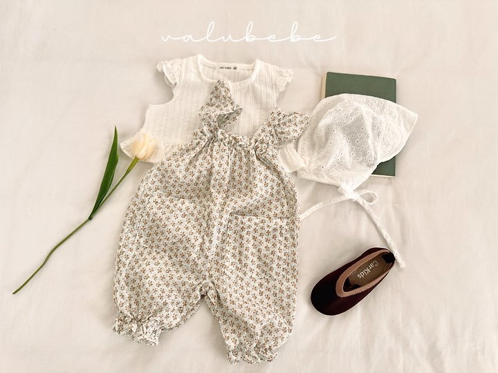 Valu Bebe - Korean Baby Fashion - #babyootd - Frill Wing Suspender Suit - 8