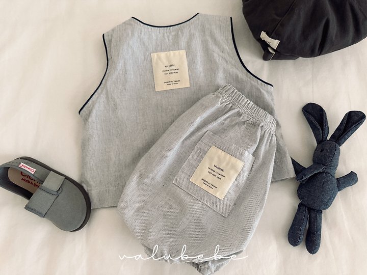 Valu Bebe - Korean Baby Fashion - #babyootd - Anne Stripe Bloomer Pants - 10