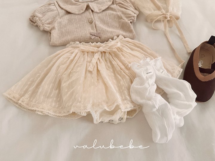 Valu Bebe - Korean Baby Fashion - #babyootd - Lace Skirt Bloomer - 9