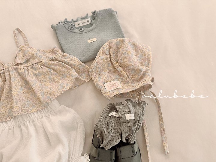 Valu Bebe - Korean Baby Fashion - #babyootd - Flow Lace Bonnet Hat - 9