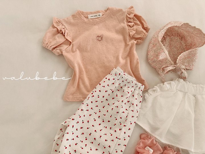 Valu Bebe - Korean Baby Fashion - #babyootd - Eco Wing Puff Tee - 6