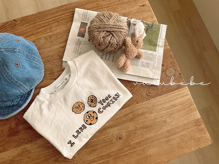 Valu Bebe - Korean Baby Fashion - #babyootd - Cookie Single Tee - 5
