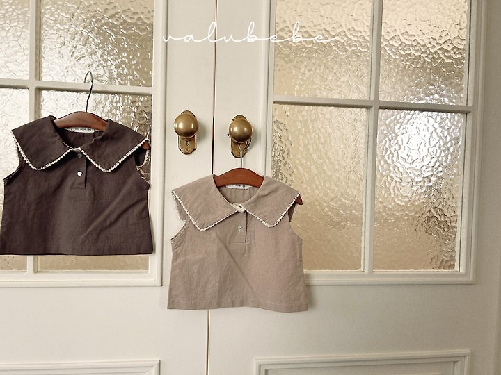 Valu Bebe - Korean Baby Fashion - #babyoutfit - Big Collar Blouse