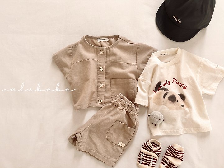 Valu Bebe - Korean Baby Fashion - #babyoutfit - Cute Animal Single Tee - 5
