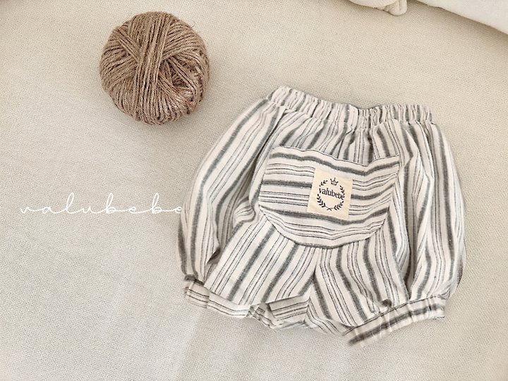 Valu Bebe - Korean Baby Fashion - #babyoutfit - Big Pocket Pumpkin Pants - 12