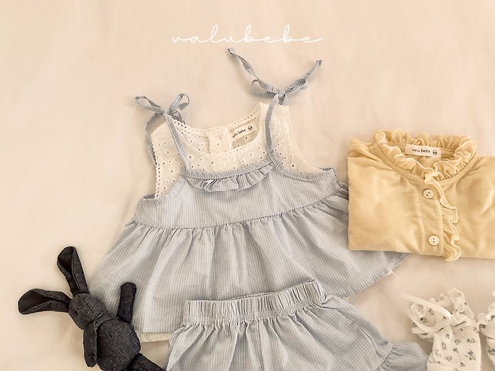 Valu Bebe - Korean Baby Fashion - #babyoutfit - Elle Stripe Blouse - 10