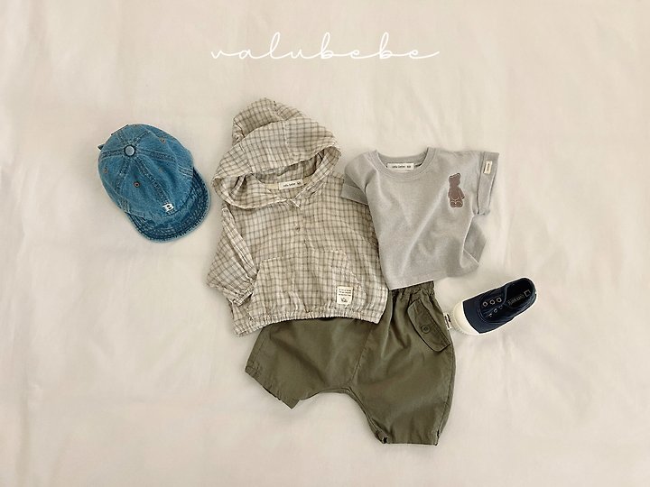 Valu Bebe - Korean Baby Fashion - #babyootd - Veluti Roll-Up Tee - 4