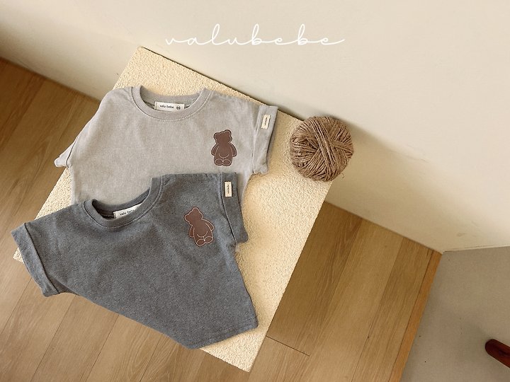 Valu Bebe - Korean Baby Fashion - #babyoutfit - Veluti Roll-Up Tee - 5