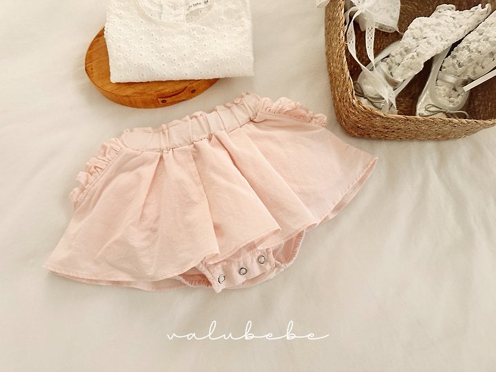 Valu Bebe - Korean Baby Fashion - #babyoutfit - Shirring Skirt Bloomer - 7